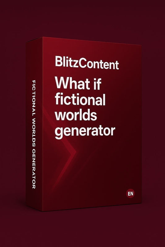 What If... Fictional Worlds Generator